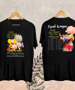 Cyndi Lauper Girl Just Wanna Have Fun Farewell Tour 2024 T-Shirt, Cyndi Lauper Fan Gifts, Cyndi Lauper 2024 Concert, Cyndi Lauper Merch