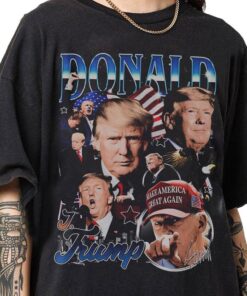 Donald Trump 2024 90s Vintage Bootleg Style T-Shirt, Classic Retro Graphic Unisex Tee Gift For Men and Women