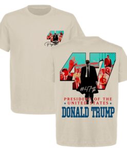 US 47th President Donald Trump Won Again 2024 Graphic T-Shirt - Heavy Cotton Gildan 500, Unisex Election Shirt for Men & Women