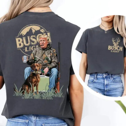 Original Hunting Trump 2024 Election Shirt, USA Camo Trump, Maga Voter Trump Shirt For Her, Patriotic Gun Trump