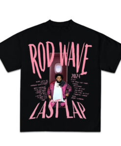 Rod Wave Shirt, Premium Rod Wave The Last Lap 2024 Shirt, Rod Wave Design Pink Shirt