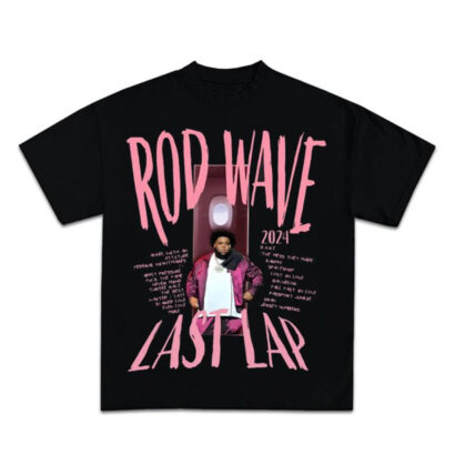 Rod Wave Shirt, Premium Rod Wave The Last Lap 2024 Shirt, Rod Wave Design Pink Shirt