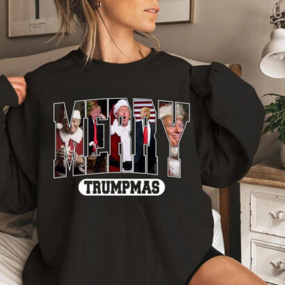 Merry Trumpmas Shirt Trump Merry Christmas Sweatshirt, Trump Christmas T-Shirt, Merry Xmas Trump Shirt