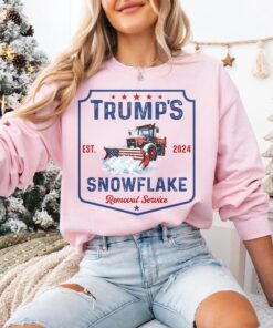 Trump's Snowflake Removal Service Sweatshirt, Funny Trump Shirt, Trump Won Shirt, We Won Shirt, President Trump Shirt, Trump 2024 Shirt