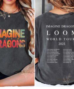 Imagine Dragons Band Merch Gift Imagine Dragons Loom Tour 2024 TShirt Imagine Dragons 2025 Concert Shirt Imagine Dragons Band Fan Sweatshirt