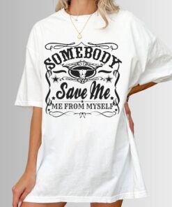 Jelly Roll Shirt, Western Country Shirt, The Beautifully Broken Tour 2024, Jelly Roll Lyric T-shirt,Somebody Save Me From Myself Shirt