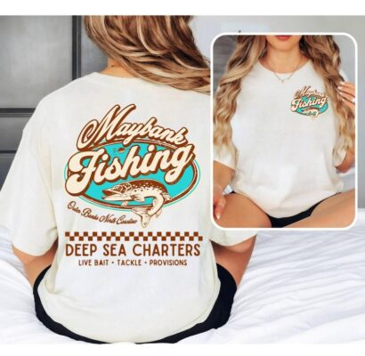 Maybank Fishing 2 Side Unisex Sweatshirt, JJ Maybank Outer Banks Shirt, OBX Shirt, Pogue Life Shirt, Movie Retro Sweatshirt, Gifts For Her