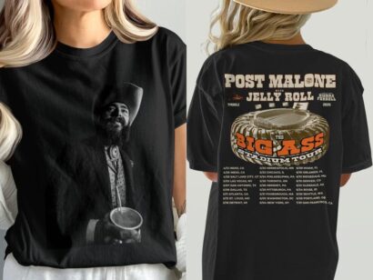 Post Malone, Post Malone Tour, Big Ass Stadium Tour, Posty 2025 Tour, Jelly Roll, Jelly Roll Tour, Posty Tour Merch, Post Malone Shirt