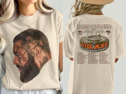 Post Malone, Post Malone Tour, Big Ass Stadium Tour, Posty 2025 Tour, Jelly Roll, Jelly Roll Tour, Posty Tour Merch, Post Malone Shirt