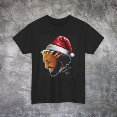 Rare Drake Christmas Graphic Tee, Retro Hip-Hop Graphic Tee, Unisex T-Shirt, Vintage Style Oversized Holiday Graphic Tee, Gift For Fans, Pop