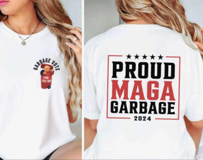 GARBAGE VOTE Trump shirt, Deplorable Garbage Trump 2024 Political shirt, Funny Trump Supporter, Patriotic T-Shirt, Trump shirt