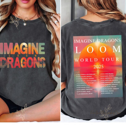 Imagine Dragons Band Merch Gift Imagine Dragons Loom Tour 2024 TShirt Imagine Dragons 2025 Concert Shirt Imagine Dragons Band Fan Sweatshirt