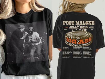 Post Malone, Post Malone Tour, Big Ass Stadium Tour, Posty 2025 Tour, Jelly Roll, Jelly Roll Tour, Posty Tour Merch, Post Malone Shirt