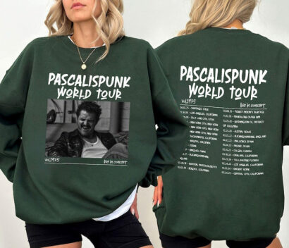 Pedro Pascal World Tour Sweatshirt, Pedro Pascal Vintage Shirt, Pedro Pascal Shirt, Pedro Pascal Fan Gift, Pedro Pascal Vintage Tshirt