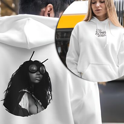 SZA Lana Tour Inspired Hoodie Sweatshirt, Beetle Singer Merch Shirt, Drive Album Lyrics, Trendy Song Sweater, Concert Gift Streetwear