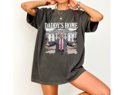 Daddy's Home Shirt, Preppy Trump Tee, Make America Great Again Shirt, Voting Felon Shirt, Trump Second Term, Funny Trump 2024 Shirt