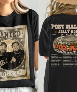 Post Malone, Post Malone Tour, Big Ass Stadium Tour, Posty 2025 Tour, Jelly Roll, Jelly Roll Tour, Posty Tour Merch, Post Malone Shirt