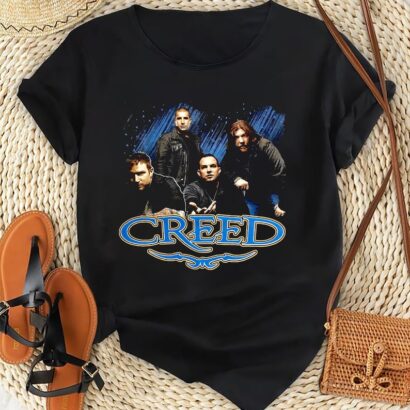 Creed Band 90s Vintage T-Shirt, Creed Band Fan Gift Shirt, Creed 2025 Tour T-Shirt, Rock Band Creed Graphic Shirt, Creed Band Concert Merch