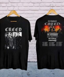 Creed Band Summer of ’99 Tour 2025 Tour Shirt, Creed Band Fan Gift, Creed 2025 Concert Merch, Rock Band Creed 90s Vintage Shirt, Creed Shirt