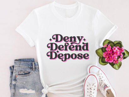 Deny Defend Depose Shirt, UHO Healthcare, Activism TShirt, Activist Tee, Leftist Apparel, Progressive Top, Trending Tee