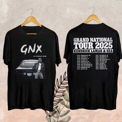 Grand National Tour Shirt, Grand National Tour Merch, Kendrick Lamar Tour 2025 Fan Shirt, Kendrick Lamar GNX Shirt, Kendrick Lamar Fan Gift