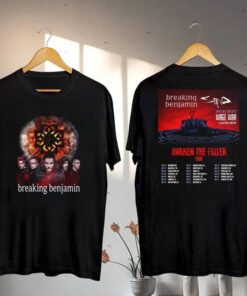 Graphic Breaking Benjamin Awaken The Fallen 2025 Tour Shirt, Breaking Benjamin Shirt, Breaking Benjamin Fan Shirt, Breaking Benjamin Merch