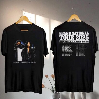 Kendrick Lamar 2025 Grand National Tour T-Shirt, Kendrick Lamar & SZA Signatures Shirt, Kendrick Lamar GNX Fan Gift, Kendrick Lamar Merch