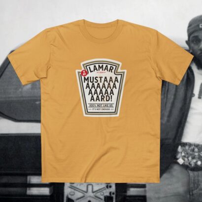 Kendrick Lamar Mustard Tee, TV Off Lyrics t-shirt, Lamar Rap God shirt, Kendrick Fan Merch