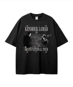 Kendrick Lamar & SZA Grand National Tour T-Shirt, Limited Edition Concert Merch, Hip-Hop Graphic Tee, Gift for Music Fans