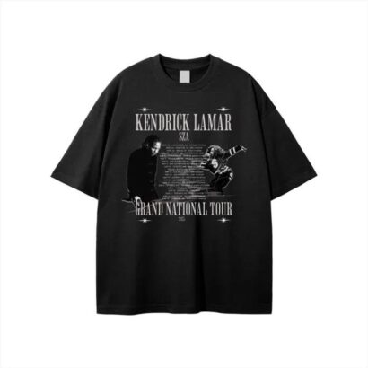 Kendrick Lamar & SZA Grand National Tour T-Shirt, Limited Edition Concert Merch, Hip-Hop Graphic Tee, Gift for Music Fans