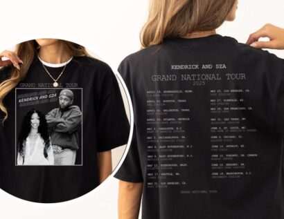 Kendrick & SZA Grand National Tour 2025 Gildan Unisex Softstyle T-Shirt, Perfect Gift for all Hip Hop Fans