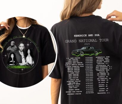 Kendrick & SZA Grand National Tour 2025 Gildan Unisex Softstyle T-Shirt, Perfect Gift for all Hip Hop Fans