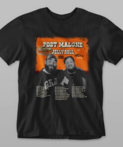 Post Malone Jelly Roll Vintage Shirt, Post Malone Vintage Tee, Posty 2025 Tour, Jelly Roll, Retro Posty 90s T-shirt Cotton Tee, Post Malone