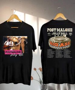 Post Malone vs Jelly Roll Tour 2025 Shirt, Post Malone Big Ass Stadium Tour Shirt, Post Malone Fan Gift, Post Malone Concert, Jelly Roll Tee