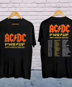 Rock Band ACDC Tour 2025 Shirt, ACDC Pwr Up World Tour 2025 Shirt, ACDC Band Fan Shirt, Acdc Merch, Acdc Band 90s Vinatge Shirt, Acdc Shirt