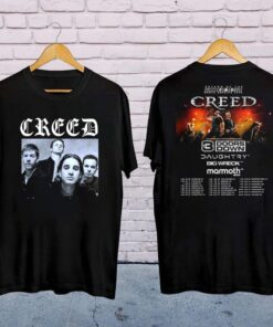 Rock Band Creed Graphic Shirt, Creed Band 2025 Tour Summer of ’99 Tour Shirt, Creed Band Fan Gift, Creed 2025 Concert Merch, Creed Shirt