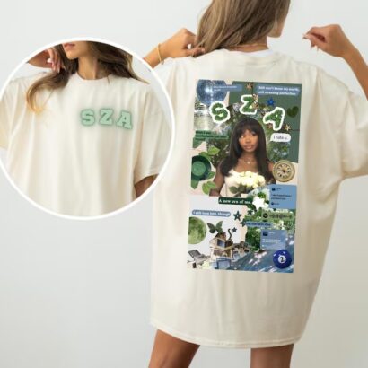 SZA Album Cover, SZA Merch, SZA Aesthetic Tee, Music Fans Shirt, Gift for Fans, Sza Sos Album Shirt, Sza Good Days Classic Retro Sweatshirt