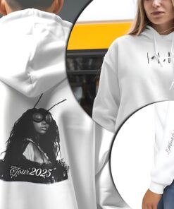 SZA Tour 2025 Personalized Gift Lana Hoodie Famous Pop Singer Shirt Drive Album Lyrics Trendy Song SOS Sweater Concert Streetwear