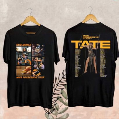 Tate McRae Tour 2025 Fan Shirt, Tate McRae Miss Possessive World Tour 2025 Shirt, Miss Possessive World Tour Merch, Tate McRae Fan Gift