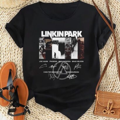 Linkin Park Rock Band Logo Shirt, Linkin Park World Tour 2025 Shirt, Linkin Park Signatures Shirt, Linkin Park Merch, Linkin Park Fan Gift