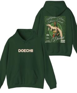 DOECHII Hoodie, Doechii Swamp Princess Concert Light Sand Pullover Merch For Unisex Mens Womens Fan Gift Him Her
