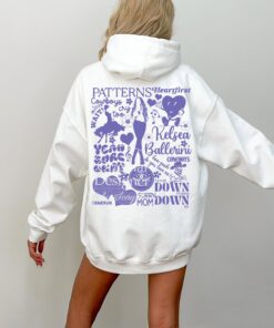 Premium Kelsea Album Tracklist Hoodie, KB Merch Clothes World Tour 2025 Song Lyrics Band Tee Gift