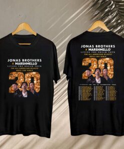 Jonas Brothers Living The Dream Tour 2025 Shirt, Marshmello 2025 Concert, Jonas Brothers Fan Gift, Jonas Brothers Merch, Jonas Brothers Tee