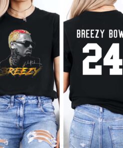 Chris Brown Tour Shirt, 2025 Chris Brown Tour Breezy Bowl XX T-Shirt, Chris Brown Graphic Shirt, Chris Brown Fan Gift Tee, Chris Brown Merch