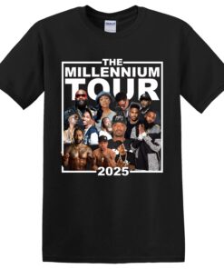 Millennium 2025 Tour Fan, Gift, Concert Tshirt The Millennium Tour 2025 Shirt Unisex Tee Size S-5XL