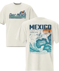 Gulf of Mexico 2-side Shirt, Gulf Retro Coast Shirt, Texas Alabama Mississippi Florida Beach Crewneck
