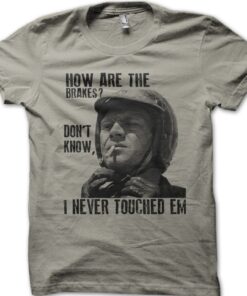 Biker Motorcycle How Are the Brakes Cafe Racer printed t-shirt 9104