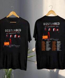 Disturbed The Sickness 25th Anniversary Tour 2025 Shirt, The Sickness 2025 Concert, Disturbed Fan Gift, Disturbed Band Tee, Disturbed Merch
