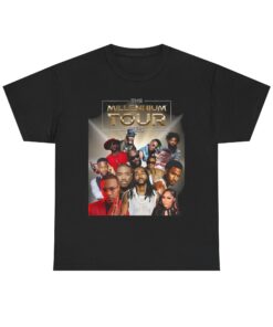 Millennium Tour Unisex Cotton Tee, Retro Concert Shirt, Music Festival Apparel, 2025 Event T-Shirt, Hip Hop Merchandise, Gift for Music