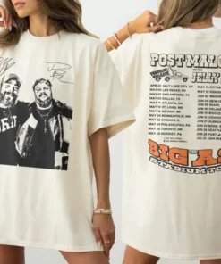 Vintage Post Malone Tour Shirt, Big Ass Stadium Tour, Comfort colors Posty 2025 Tour, Jelly Roll Shirt, Posty Tour Merch,Country music shirt
